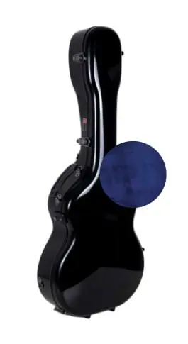 CRF2020J45 Black-Blue Fiberglass Guitar Case