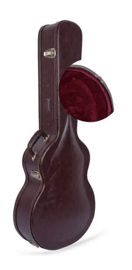 CRW620D Dark Brown-Scarlet Guitar Case